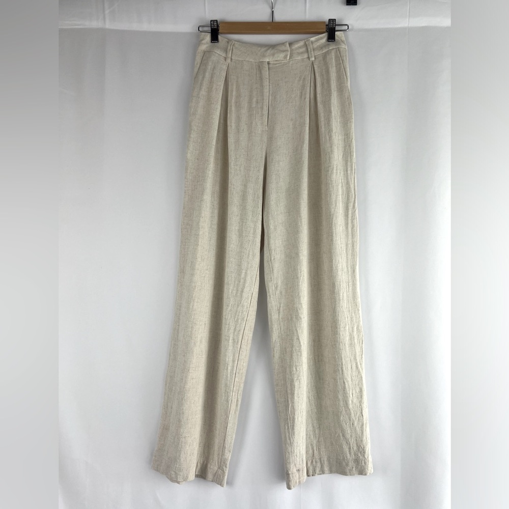 Weekday “Lilah” linen mix trousers